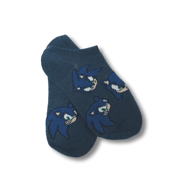Sonic the Hedgehog Boys Socks Kids No Show Socks, Size (M) 7.5 - 3.5, 5-Pack - FPI Ventures