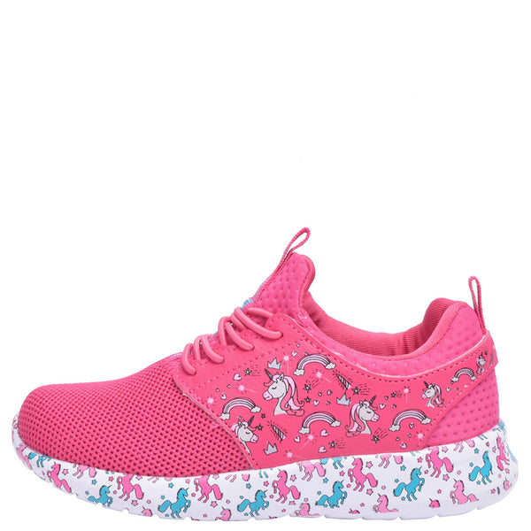 Girl Athletic Shoes Kids Unicorn Sneakers Toddler, Little, Big Kids Shoe Sizes 5-4 - FPI Ventures