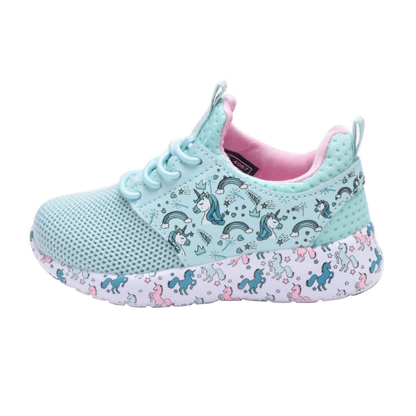 Girl Athletic Shoes Kids Unicorn Sneakers Toddler, Little, Big Kids Shoe Sizes 5-4 - FPI Ventures