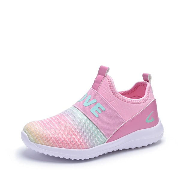 Dream Seek Girl Sneakers Slip-On Kids Shoes for Girls, Toddler and Big Kids, 10-4 - FPI Ventures