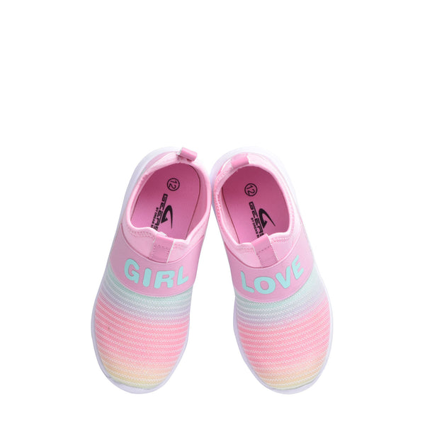 Dream Seek Girl Sneakers Slip-On Kids Shoes for Girls, Toddler and Big Kids, 10-4 - FPI Ventures