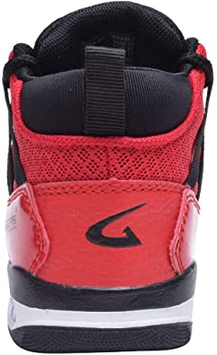 Boys' Basketball Sneakers High Top Toddler, Little Kid And Big Kids Shoes, Red/black, Silver/Black/Blue & Silver/Black, Size 10-4 - FPI Ventures
