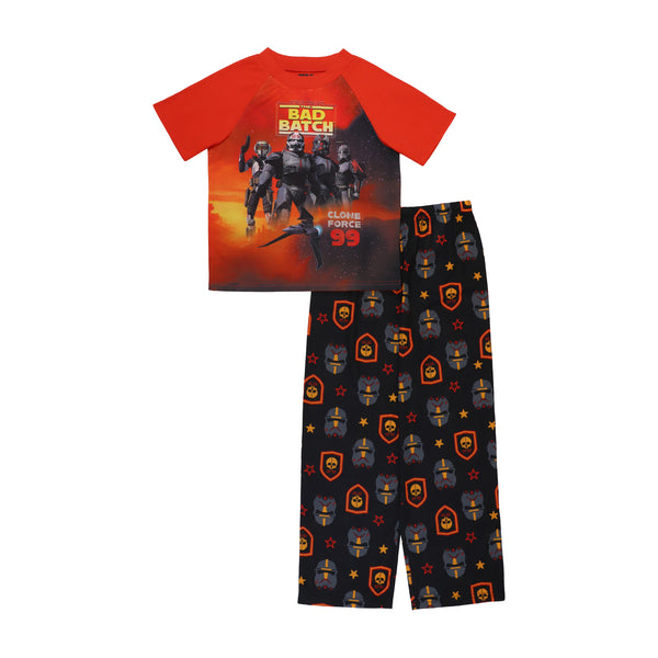 Star Wars Boys Storm Trooper Pajamas Short Sleeve Kids PJs 2pc Set - FPI Ventures