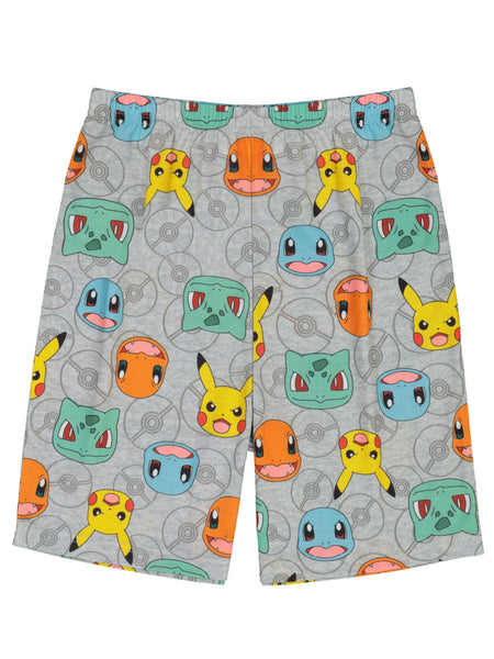 Pokemon Boys Pajamas 2pc PJ Set Kids Sleepwear, 4-10, Yellow - FPI Ventures