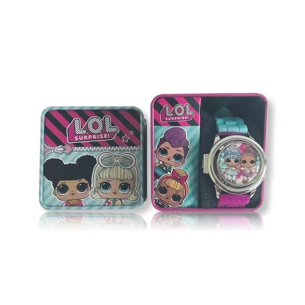 LOL Dolls Digital Watch for Girls Kids Spinner LCD Watch Multicolor - FPI Ventures