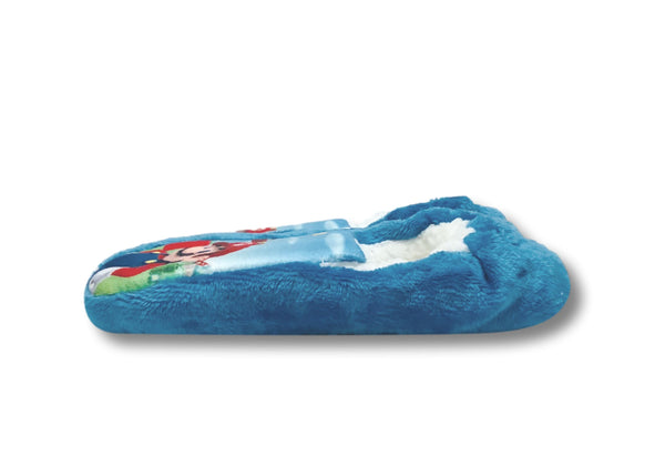 Mario Boys Slippers Fuzzy Moccasin House Shoes for Kids - FPI Ventures