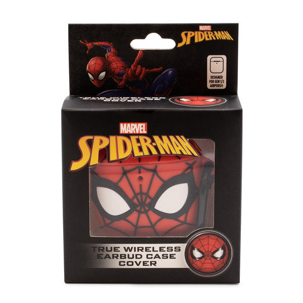 Spider-Man Airpods Case Cover with Keychain Silicone Earbud Holder - FPI Ventures