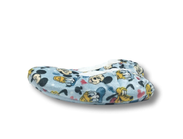 Mickey Mouse Toddler Slippers Boys Fuzzy Slipper Socks for Kids - FPI Ventures