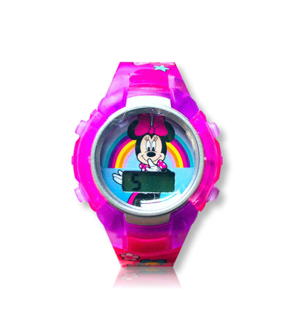 Minnie Mouse Digital Watch Girls Flashing LCD Kids Watch - FPI Ventures