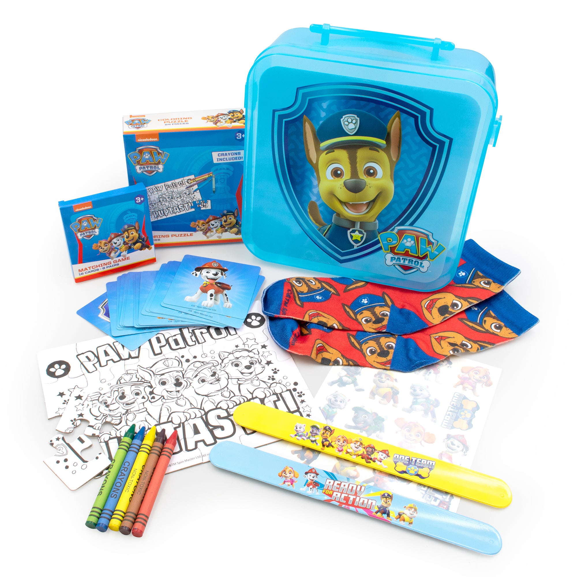 PAW Patrol Boys Activity Set 6pc Kids Arts and Crafts Kit for Home, Travel, or Gift - FPI Ventures