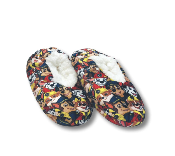 Paw Patrol Toddler Slippers Boys Fuzzy Slipper Socks for Kids - FPI Ventures
