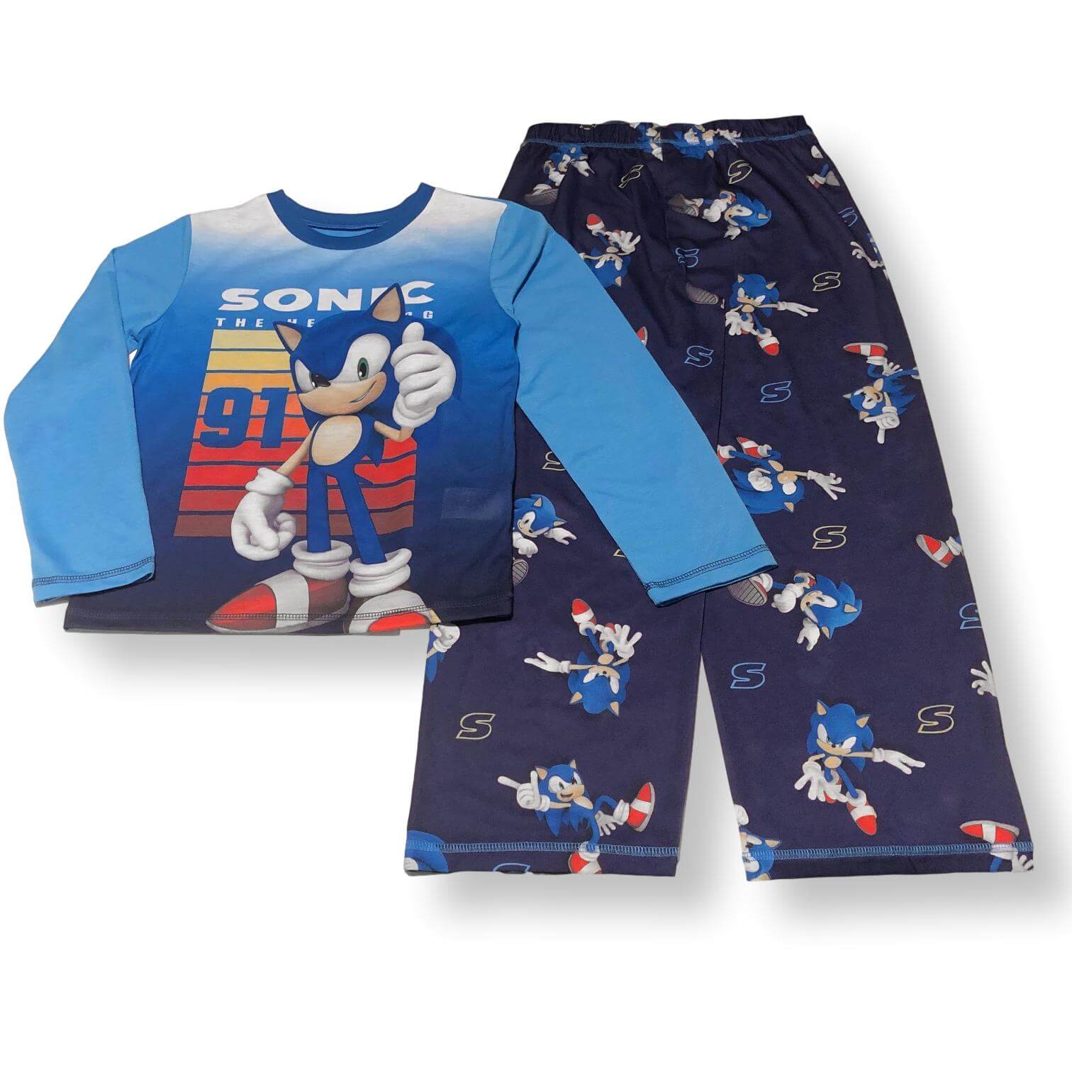 Sonic the hedgehog boys pyjamas hot sale