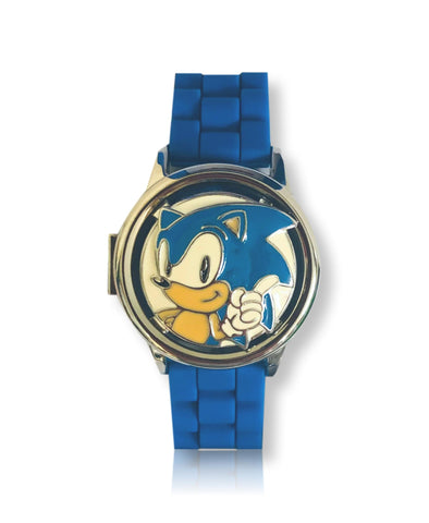 Sonic the Hedgehog Digital Watch for Boys Kids Spinner LCD Watch Blue - FPI Ventures