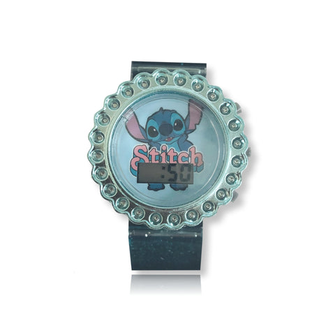Lilo and Stitch Digital Watch for Girls Disney Stitch Kids Flashing LCD Watch Blue - FPI Ventures