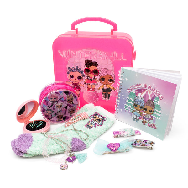 LOL Surprise! Girl Hair Accessories Kit with Play Jewelry, Kids Dress Up Gift Set - FPI Ventures