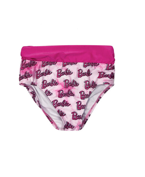 Barbie Girls Swimsuit Pink Tie Dye Rashguard and Bikini Bottom Set Two Piece - FPI Ventures