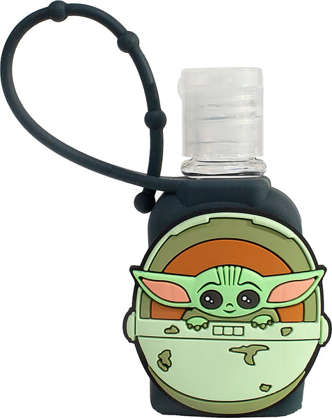 Baby Yoda Kids Hand Sanitizer Holder Set with 1 oz Refillable Hand Sanitizer Bottles 3 Pack - FPI Ventures