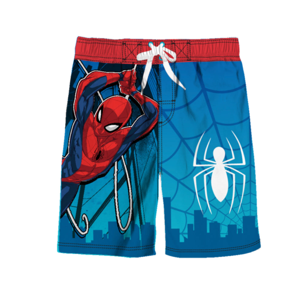 Spider-Man Boy Swim Trunks Bathing Suit for Boys Red