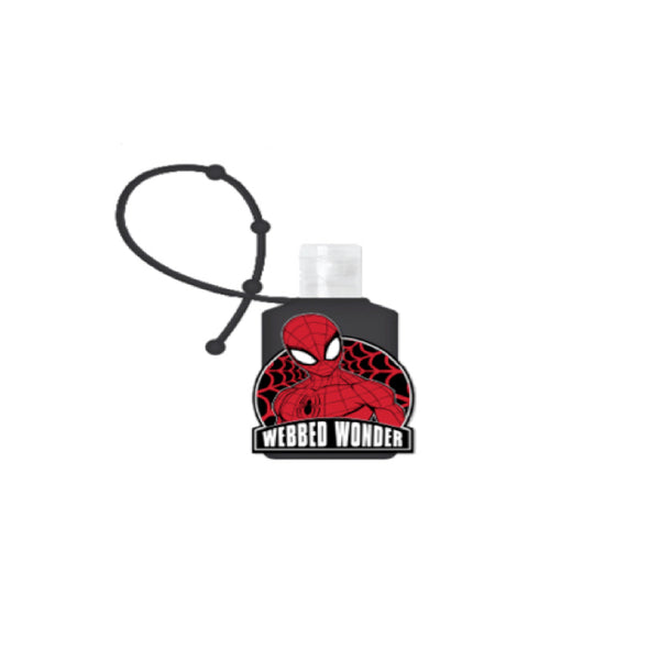 Spiderman Kids Hand Sanitizer Holder Set with 1 oz Refillable Hand Sanitizer Bottles 2 Pack or 4 Pack - FPI Ventures