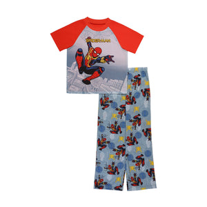 Spiderman Boys Pajamas Short Sleeve Kids PJs 2pc Set - FPI Ventures
