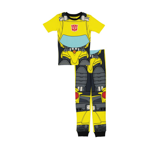 Transformers Boys Cotton Pajamas Short Sleeve Kids PJs 2pc Set - FPI Ventures